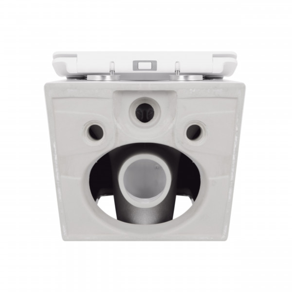 Унітаз підвісний Qtap Crow безобідковий з сідінням Soft-close QT05335170W