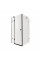 Душова кабіна Qtap Capricorn BLA1099SC6 90x90 см, скло Clear 6 мм, покриття CalcLess без піддона