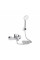 Змішувач для ванни Lidz Tani 0061 (з душовим гарнітуром) (k40) LDTAN0061CRM44963 Chrome
