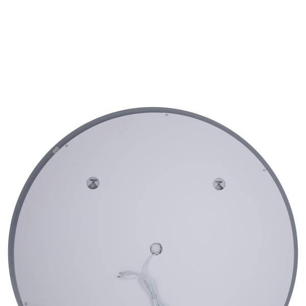Зеркало Lidz Aria R800 с LED-подсветкой Touch, с антизапотеванием, с диммером, рег. яркости LD78LR800