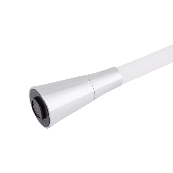 Змішувач для кухні Lidz Tani 008F3 з гнучким виливом (k40) LDTAN008F3WCR37037 White / Chrome