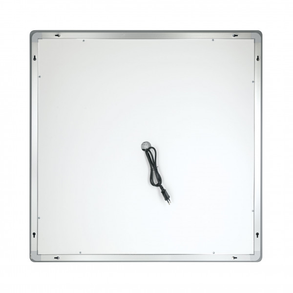 Дзеркало Qtap Mideya 800x800 з LED-підсвічуванням Touch, з антизапотіванням, димером, рег. яскравості QT2078NCF8080W