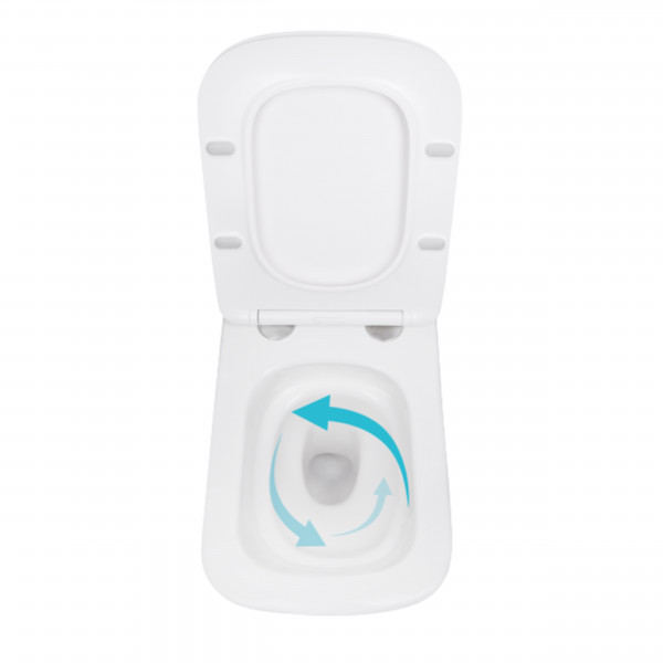 Унітаз підвісний Qtap Tern із сидінням Soft-close QT17332303ASW