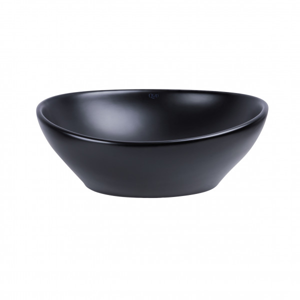 Раковина-чаша Qtap Dove 415x340x140 Matt black QT06116062AMB