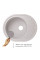 Кухонна мийка Lidz 620x500/200 GRA-09 (LIDZGRA09620500200)