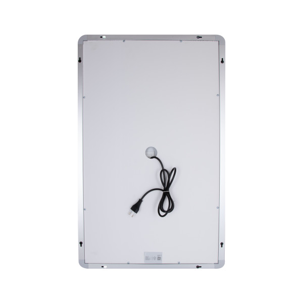Дзеркало Qtap Mideya (DC-F911) 500х800 з LED-підсвічуванням Touch, з антизапотіванням, димером, рег. яскравості QT2078F911W