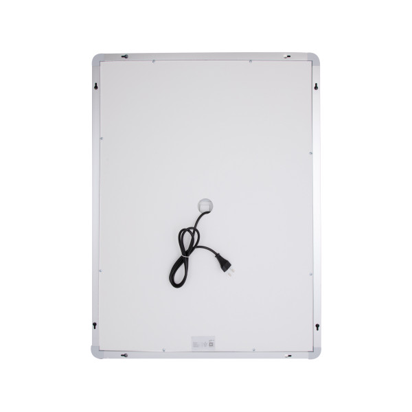 Зеркало Qtap Mideya (DC-F937) 600х800 с LED-подсветкой Touch, с антизапотеванием, диммером, рег. яркости QT2078F937W