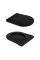 Унітаз підвісний Qtap Scorpio Ultra Quiet безобідковий з сидінням Soft-close MATT BLACK QT14332380AMB