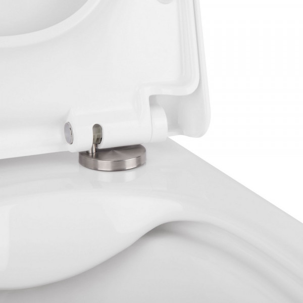 Готове рішення Qtap для ванної кімнати: підвісний унітаз Tern Rimless 490x340x350 + комплект інсталяції Nest 4 в 1 (лінійна клавіша White)