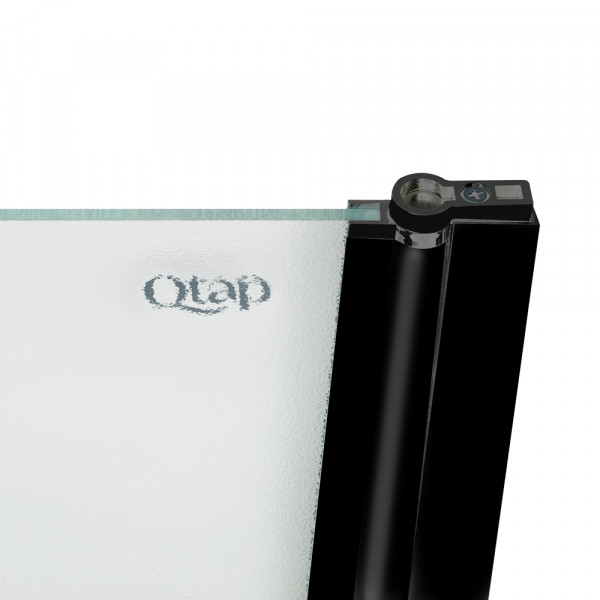 Штора на ванну Qtap Standard BLM407513APR скло Pear 6 мм, 75х140 см, права
