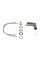 Змішувач для біде Qtap Slavonice QTSLA255GMB45923 Gunmetal Black PVD