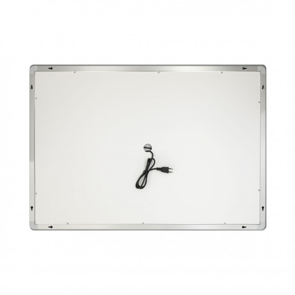 Дзеркало Qtap Mideya 1000х700 з LED-підсвічуванням Touch, з антизапотіванням, димером, рег. яскравості QT2078NCF10070W