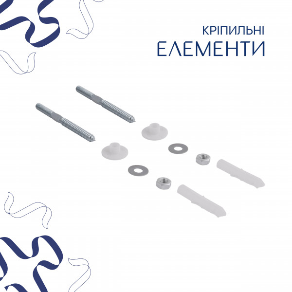 Комплект Qtap Leo N: Раковина підвісна угловая овальна 380x360x130 мм WHITE + Донний клапан PU02O