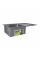 Мойка для кухни интегрированная Lidz Handmade H7849R крыло справа (LDH7849BRUR45591) Brushed Steel 3,0/1,0 мм