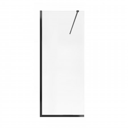 Душевая перегородка Qtap Walk-In Standard BLM209.C8 90х200 см, стекло Clear 8 мм, покрытие CalcLess