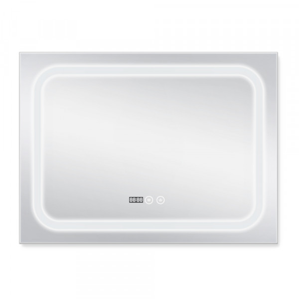 Зеркало Qtap Mideya (DC-F906) 800х600 с LED-подсветкой Touch, с диммером, рег. яркости QT2078F906W