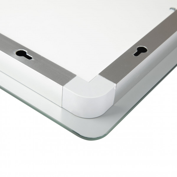 Дзеркало Qtap Mideya 800x800 з LED-підсвічуванням Touch, з антизапотіванням, димером, рег. яскравості QT2078NCF8080W