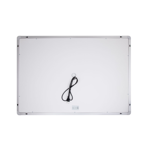 Дзеркало Qtap Mideya 1000х700 з LED-підсвічуванням Touch, з антизапотіванням, димером, рег. яскравості QT2078NCF10070W