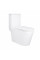 Унітаз-моноблок підлоговий Qtap Kolibri Ultra Quiet безобідковий з сидінням Soft-close WHITE QT10226380W