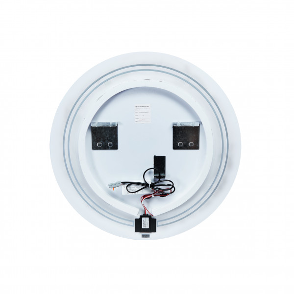 Зеркало Qtap Jay N R590 с LED-подсветкой Touch, диммер, рег. яркости QT07782504W