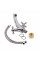 Змішувач для раковини Lidz Lamb 161F двохвентильний LDLAM161FCRM35446 Chrome