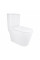 Унітаз-моноблок підлоговий Qtap Swan Ultra Quiet безобідковий з сидінням Soft-close WHITE QT16226080AW