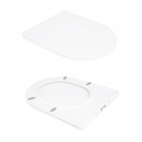 Унітаз-компакт Qtap Stork/Swan безобідковий з сідінням Soft-close QT15222178W