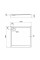 Душовий піддон Qtap Tern 301112 100x100x12 см + сифон