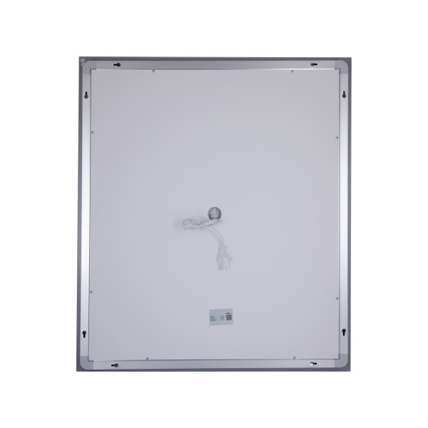 Зеркало Lidz Kubis 700х800 с LED-подсветкой Touch, с антизапотеванием, с диммером, рег. яркости Reverse LD78LF9048070