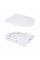 Унітаз підлоговий Qtap Vlasta Ultra Quiet безобідковий з сидінням Soft-close WHITE QT28228300W