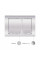 Готове рішення Qtap для ванної кімнати: підвісний унітаз Tern Rimless 490x340x350 + комплект інсталяції Nest 4 в 1 (квадратна клавіша Chrome)
