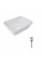 Комплект Qtap Scorpio: Раковина врізна прямокутна 510х390х145 мм White + Донний клапан PU02