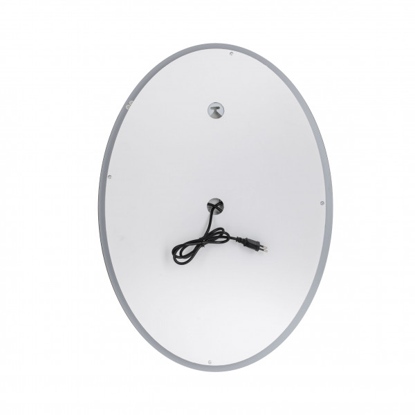 Дзеркало Qtap Mideya 500х700 з LED-підсвічуванням Touch, з антизапотіванням, димером, рег. яскравості QT2078NCR5070W