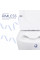 Унітаз-компакт Qtap Stork/Swan безобідковий з сідінням Soft-close QT15222178W
