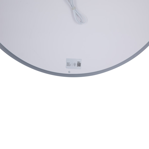 Зеркало Lidz Aria R800 с LED-подсветкой Touch, с антизапотеванием, с диммером, рег. яркости LD78LR800