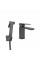 Смеситель для раковины Qtap Gemini (с гигиеническим душем) QTGEM272GMB45692 Gunmetal Black PVD