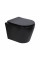 Унітаз підвісний Qtap Scorpio Ultra Quiet безобідковий з сидінням Soft-close MATT BLACK QT14332380AMB