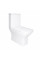 Унітаз підлоговий Qtap Aries Rimless безобідковий з сидінням Soft-close WHITE QT03228302W