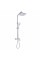 Душова система універсальна Qtap Gemini на три споживача (з виливом) QTGEM111CRW45687 Chrome/White