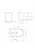 Біде підлогове Qtap Robin 565x360x405 Matt black QT13442141CMB