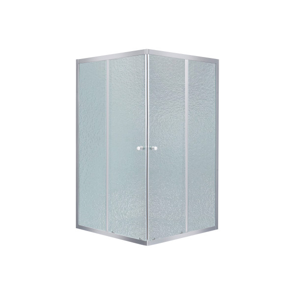 Душова кабіна Lidz Wawel SC90x90.SAT.LOW.FR, скло Frost 4 мм + Lidz Душовий піддон KAPIELKA ST90x90х14