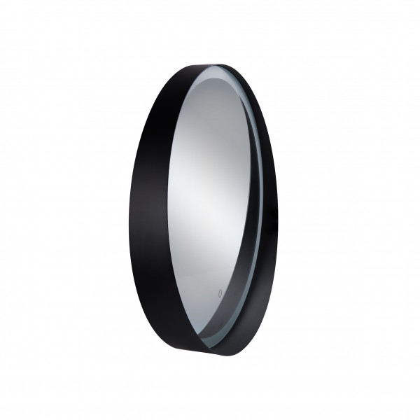 Зеркало Qtap Robin R600 с LED-подсветкой Touch, с антизапотеванием, с диммером, рег. темп. цвета (3000-6500K) QT13786501B
