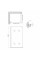 Душова перегородка Qtap Walk-In Standard BLM2011.C8 100х200 см, скло Clear 8 мм, покриття CalcLess