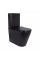 Унітаз підлоговий Qtap Scorpio Ultra Quiet безобідковий з сидінням Soft-close MATT BLACK QT14226088AMB