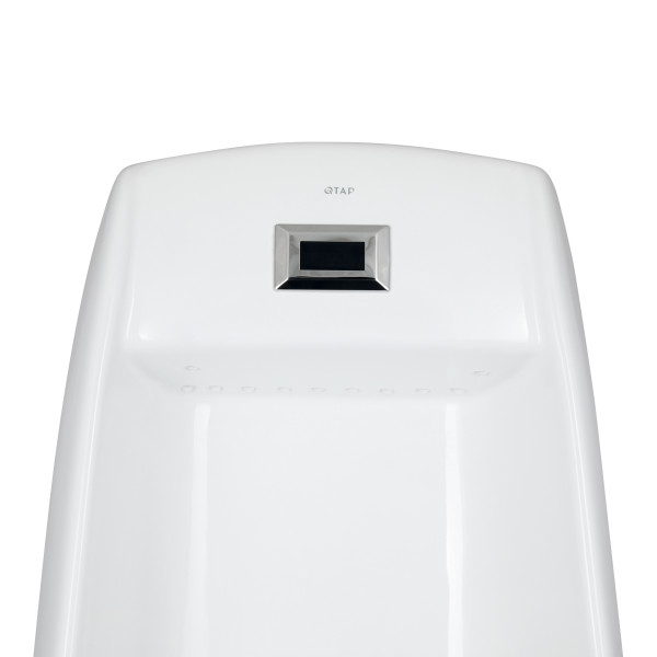 Пісуар підлоговий Qtap Scorpio з ІЧ-датчиком автоматичного змиву 430х370х990 White QT1488101HW