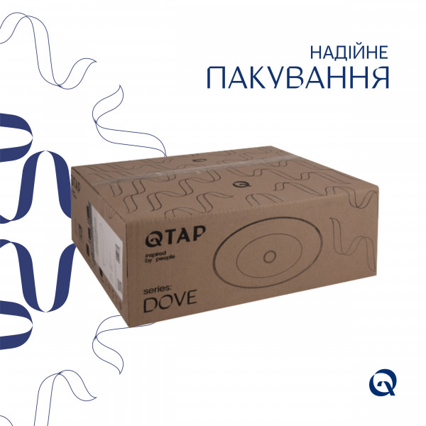 Раковина-чаша Qtap Dove 415x340x140 White QT06116062AW