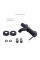 Комплект для ванной комнаты Qtap Robin Black Matt: Смеситель QTROB3060102B + Шланг QTHADPVCSQ160B +Лейка QTRUC125BLM45951
