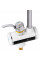 Проточний кран-водонагрівач кухонний для кухні Lidz Warm 058 LDWAR058WCR24985 White / Chrome