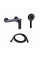 Комплект Qtap Slavonice Black Matt: Змішувач  QTROB4060102B + Шланг QTHADPVCSQ160B + Лійка QTRUC125BLM45951