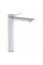 Змішувач для раковини Qtap Presto високий QTPRE269CRW45577 Chrome/White